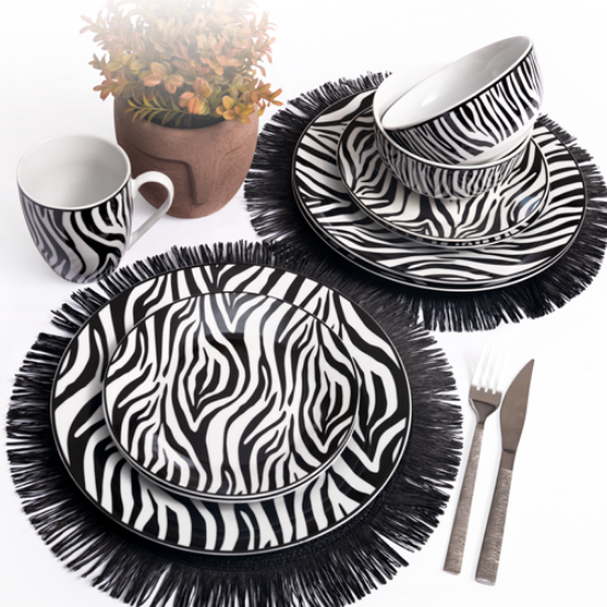 Picture of (6) Zebra Coffee Mugs 390ml